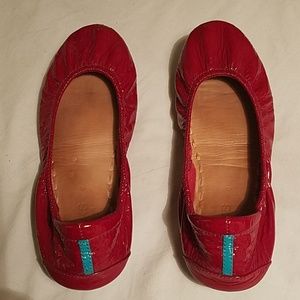 Red Patent Leather Tieks